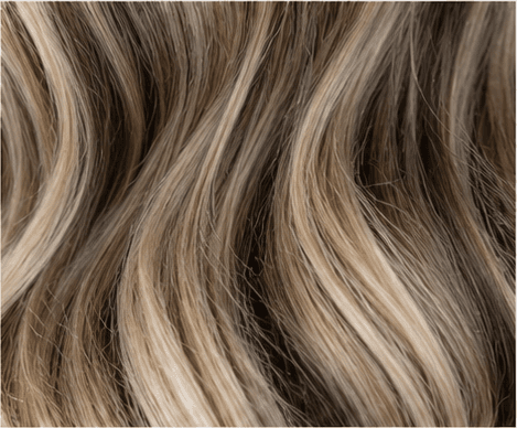 Hair color swatches